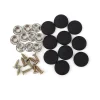 Set 12 clipsuri pentru reparatii tapiterie plafon auto, culoare Negru