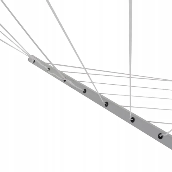 Uscator rufe, pentru exterior, 4 brate, capacitate de uscare 50 m, Gardlov