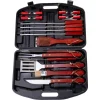 Ustensile pentru barbecue, grill, gratar, inox, cu geanta, set 19 piese, Strend Pro Grill