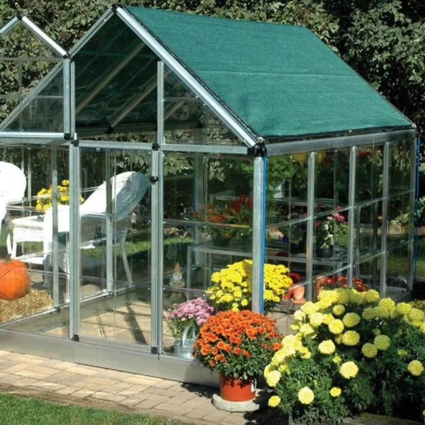 Plasa de umbrire, HDPE, 140 g/mp, grad de umbrire 85%, verde, 10x1.8 m