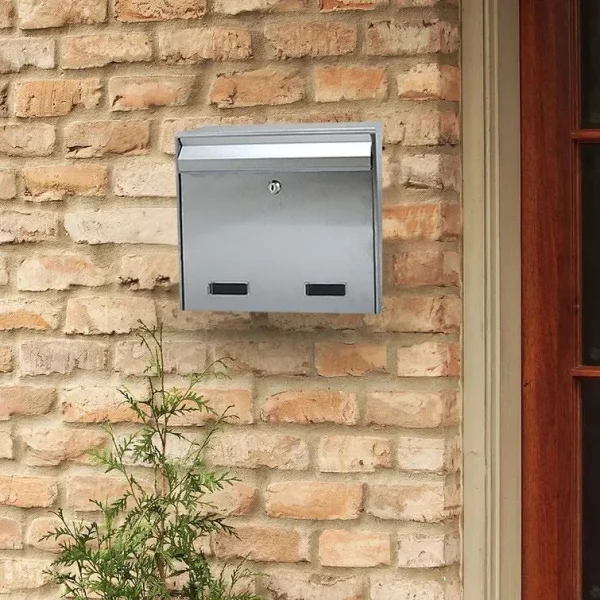 Cutie postala, inox, argintiu, format C4, 36x9x29 cm, Damech