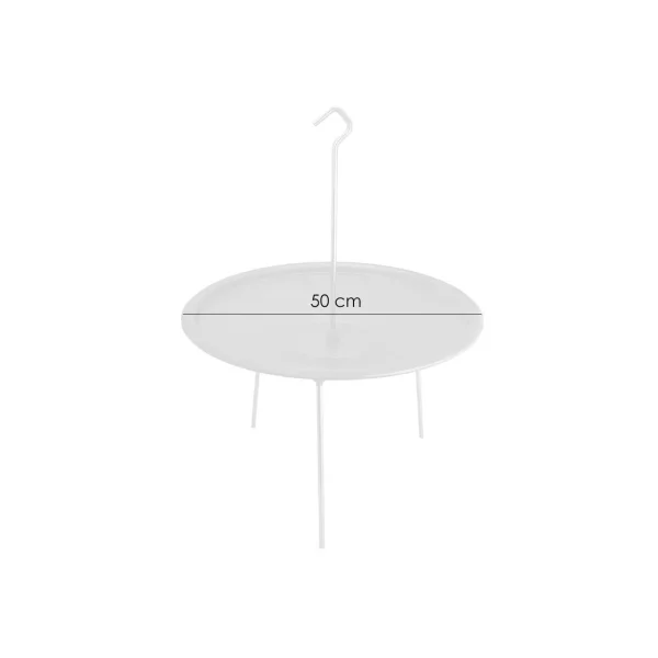 Disc pentru gratar, fonta, tip grill, cu picioare si agatator, 50 cm, Barbeque 