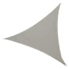 Umbrar de gradina triunghiular, impermeabil, culoare Gri, dimensiune 3 x 3 x 3 m
