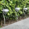 Lampa Solara estetica exterioara de gradina RGB LED tip "lampadar"