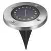 Lampa Solara estetica exterioara de gradina, cu 16 LED-uri, cu suport scurt