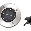 Set 4 x Lampa Solara estetica exterioara de gradina, cu 8 LED-uri, cu suport scurt