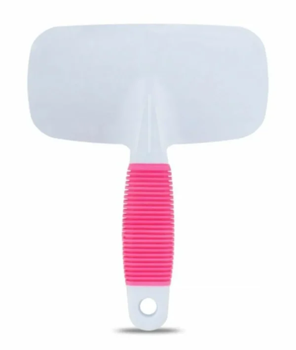 Perie de par alba cu roz pentru animale AVX-ZW3B