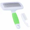 Perie de par alba cu verde pentru animale AVX-ZW3C