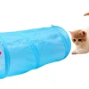 Jucarie pentru pisica de tip Tunel, lungime 50 cm, culoare albastru