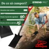 Harlet, cazma, drept, cu capat zimtat, coada fibra de sticla, 17x30x115 cm, Strend Pro Premium RedShark