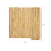 Gard/paravan din bambus natural, 5x2 m, sarma zincata