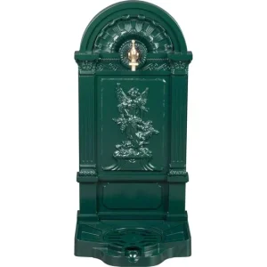 Chiuveta de gradina, aluminiu, verde inchis, 40x35x83 cm, Strend Pro