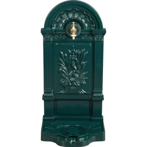 Chiuveta de gradina, aluminiu, verde inchis, 39x32x80 cm, Strend Pro