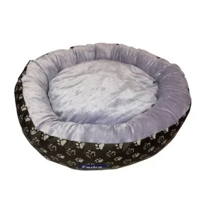 Culcus pufos pentru caine/pisica, mov deschis, 67 cm