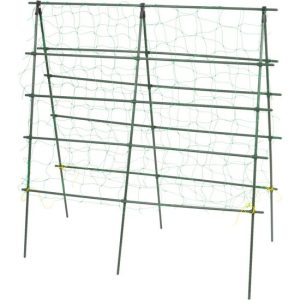 Ansamblu suport araci cu plasa pentru crestere castraveti