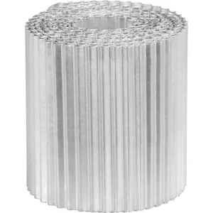 Bordura gazon din metal, argintiu, 6 m x 150 mm, Strend Pro