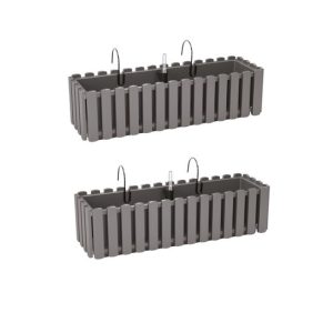 Set 2 Jardiniere decorative cu suport metalic