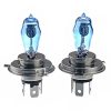 Set 2 becuri halogen H4 - P43 "HOD HI-POWER", putere 90/100W, lumina alba 5000K, 12V, imitatie xenon, cu mufe ceramice