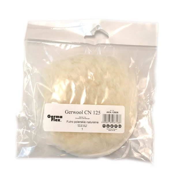 Blana, lana naturala pentru lustruit, cu scai, 150 mm