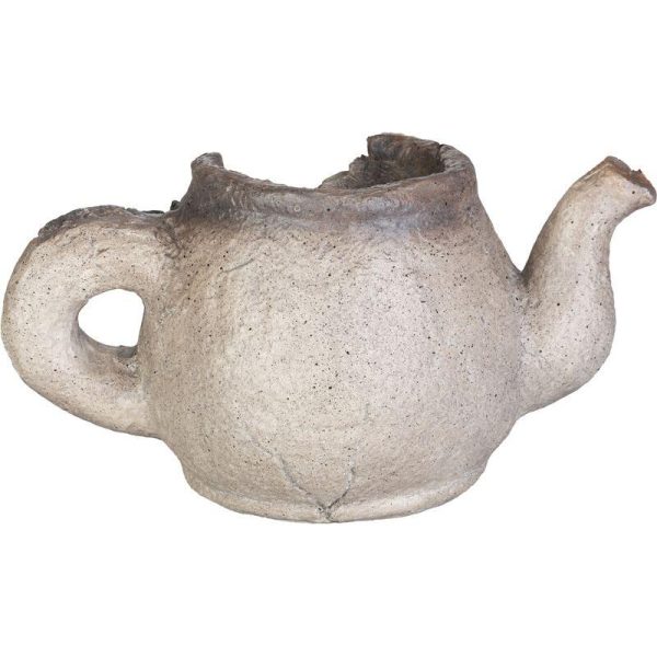 Decoratiune gradina/ghiveci de flori, MagicHome, ceramica, ceainic spart, 23.5x40x20.5 cm