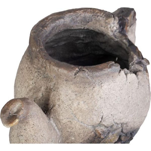 Decoratiune gradina/ghiveci de flori, MagicHome, ceramica, ceainic spart, 23.5x40x20.5 cm