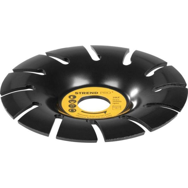 Disc circular slefuit, modelat, otel carburat, pentru lemn, plastic, gips-carton, 125 mm, Strend Pro