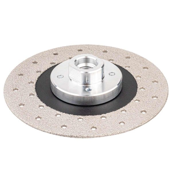 Disc diamantat, 2 in 1, taiere si slefuire granit, marmura, placi ceramice, 115 mm, M14, Richmann Exclusive