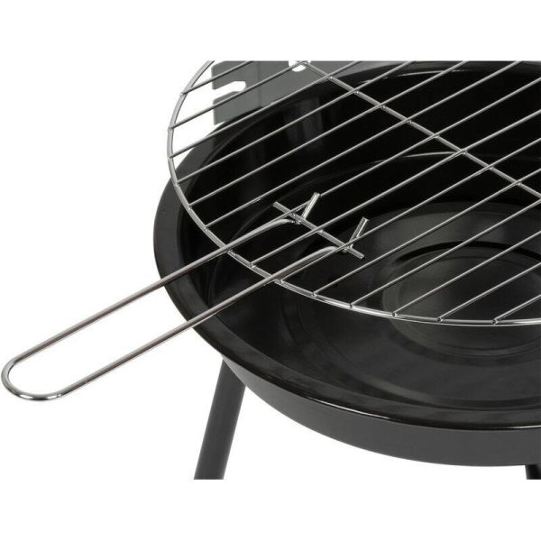 Gratar gradina cu carbuni, grill rotund, 33.5 cm, 38x38x55 cm, Fabio
