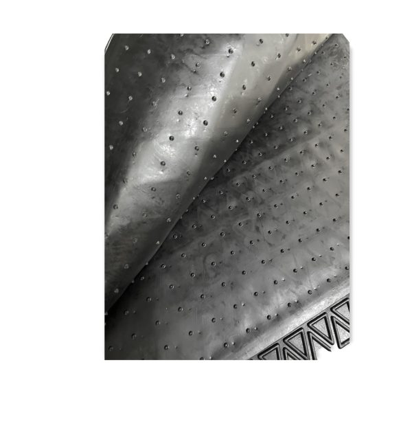 Covorase Auto Universale, din cauciuc sintetic moale, culoare Neagra cu dunga Rosie