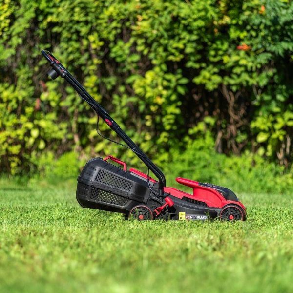 Masina de tuns iarba, gazon, electrica, motor fara perii, 20V Li-ion (acumulator neinclus), 32 cm, Worcraft