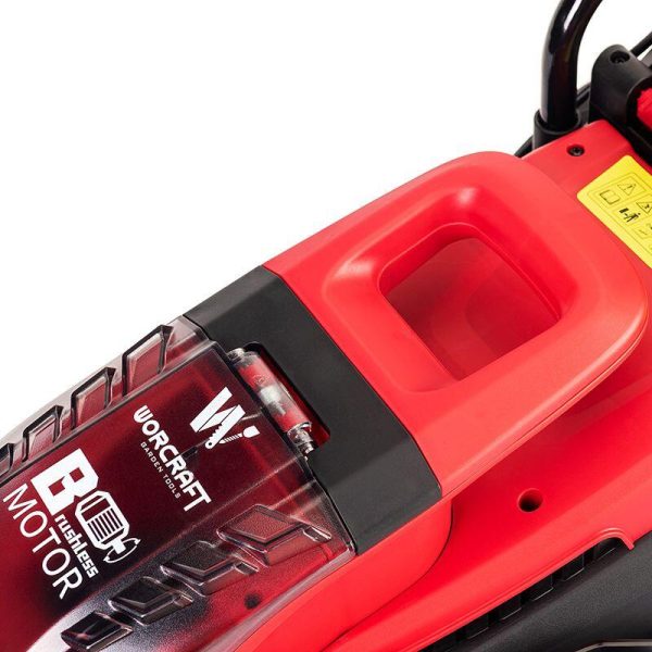 Masina de tuns iarba, gazon, electrica, motor fara perii, 20V Li-ion (acumulator neinclus), 32 cm, Worcraft