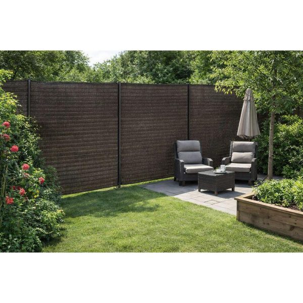 Plasa de umbrire, HDPE, UV, 230 g/mp, grad umbrire 95%, maro, 1.8x10 m, Strend Pro