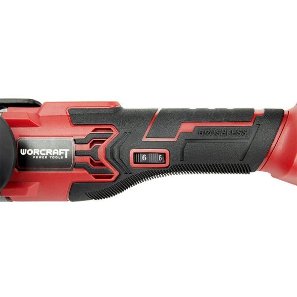 Unealta multifunctionala cu vibratii, 20V Li-ion (acumulator neinclus), motor fara perii, Worcraft