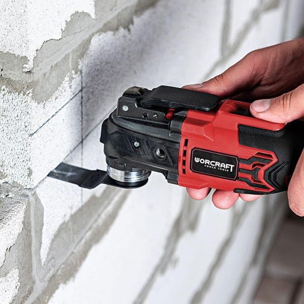 Unealta multifunctionala cu vibratii, 20V Li-ion (acumulator neinclus), motor fara perii, Worcraft