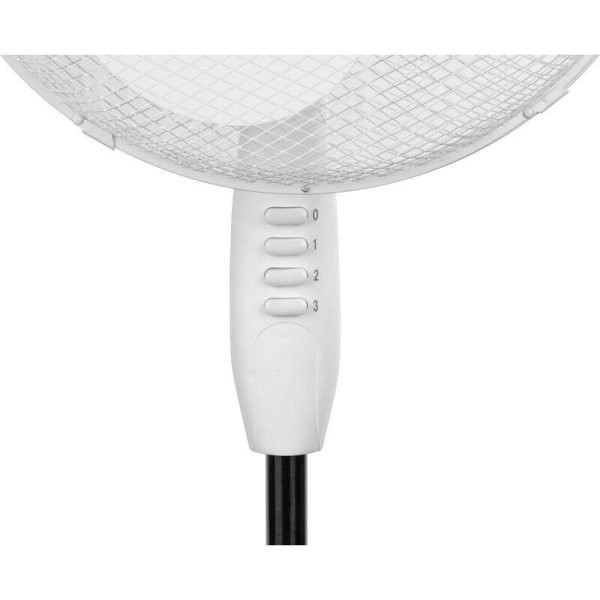 Ventilator cu picior pentru podea, 45 W, 2 viteze, inaltime reglabila, 100-120 cm, diametru 40 cm, Strend Pro