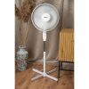 Ventilator cu picior pentru podea, 45 W, 2 viteze, inaltime reglabila, 100-120 cm, diametru 40 cm, Strend Pro