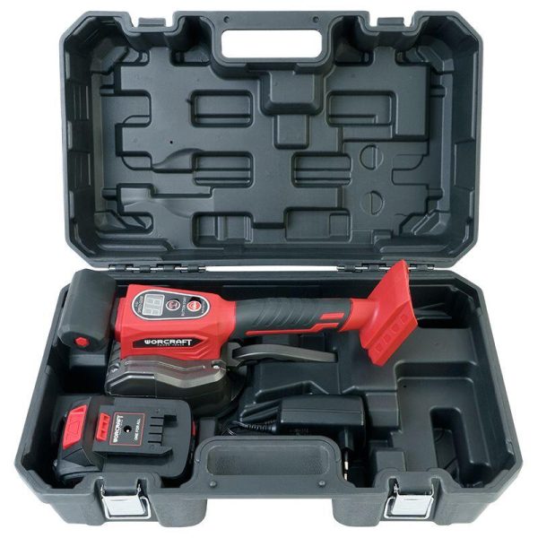 Vibrator pentru gresie si faianta, cu acumulator 2 Ah, ventuza, max 60 kg, Worcraft