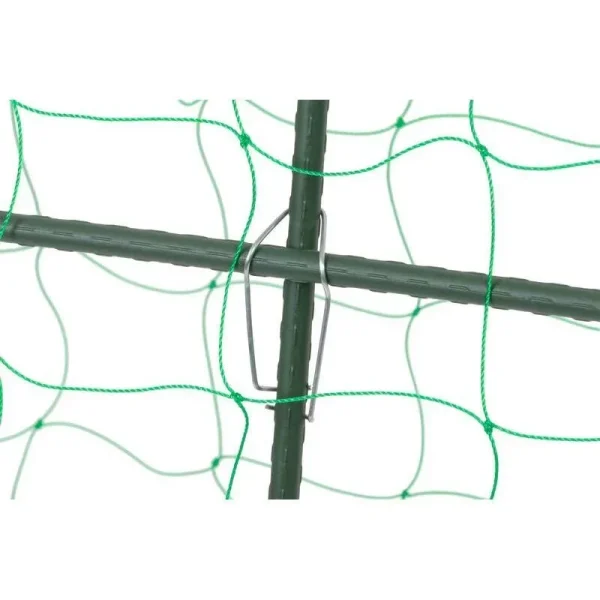 Ansamblu suport araci cu plasa pentru crestere castraveti, fasole, mazare, 180x180x1.1 cm, Strend Pro