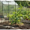 Ansamblu suport araci cu plasa pentru crestere castraveti, fasole, mazare, 120x120x1.1 cm, Strend Pro