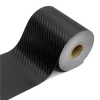 Rola ornament autoadeziv din autocolant Carbon 3D, dimensiune 5m x 7cm, culoare Neagra