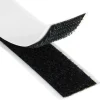 Set 10 buc. banda Velcro autoadeziva, dimensiuni 30mm latime x 10cm lungime, culoare neagra
