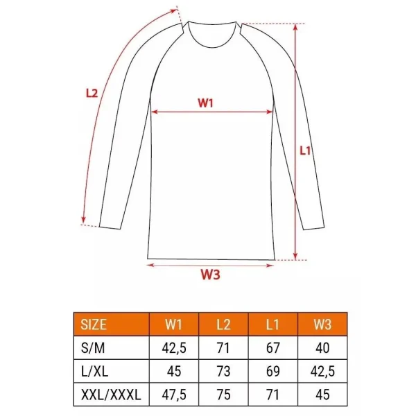 Bluza de corp termica, model Carbon, negru, marimea S/M, NEO