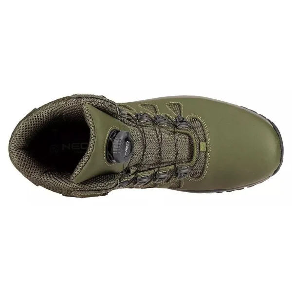 Bocanci de lucru, O2, SR, FO, sireturi cu buton de blocare, piele nabuc, marimea 41, NEO