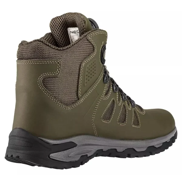 Bocanci de lucru, O2, SR, FO, sireturi cu buton de blocare, piele nabuc, marimea 40, NEO