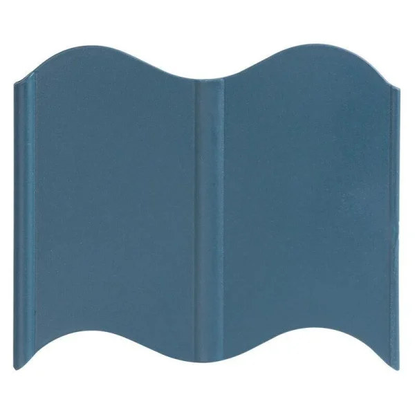 Bordura gazon din plastic, verde albastriu, set 32 buc, 5.1 m x 120 mm, Strend Pro