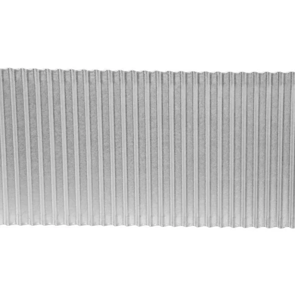 Bordura gazon din metal, argintiu, 6 m x 200 mm, Strend Pro