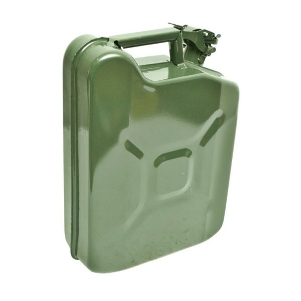 Canistra din metal pentru combustibil, capacitate 10l, culoare verde