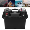 Cutie Ermetica SMART pentru baterie auto, multifunctionala cu terminale externe, voltmetru, pentru calatorii, camping, ambarcatiuni, rulote