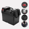 Cutie Ermetica SMART pentru baterie auto, multifunctionala cu terminale externe, voltmetru, pentru calatorii, camping, ambarcatiuni, rulote