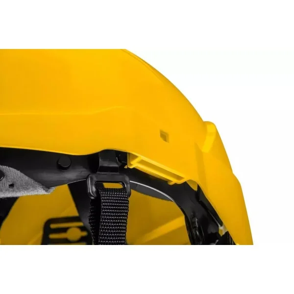 Casca de protectie pentru lucrul la inaltime, ABS, galbena, curea barbie reglabila, 51-63 cm, NEO